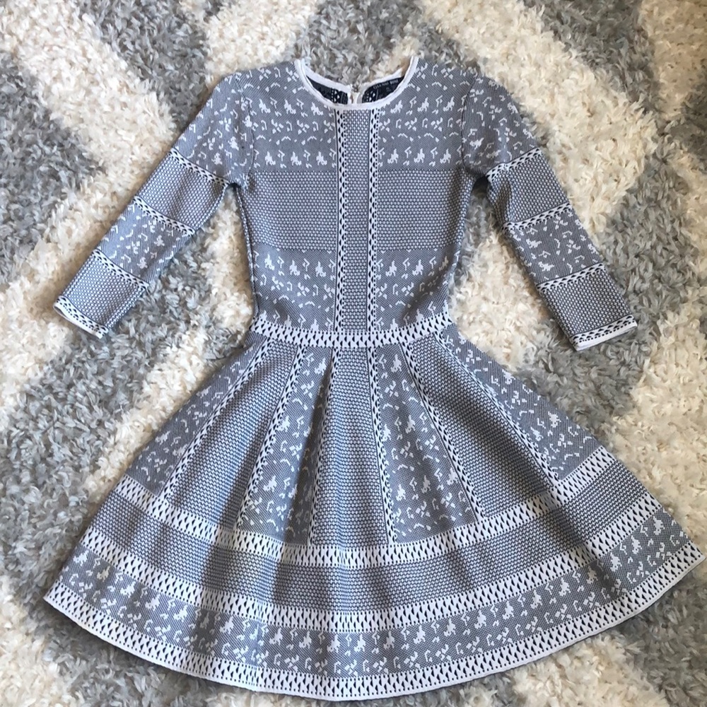 Gianni Bini black and white dress